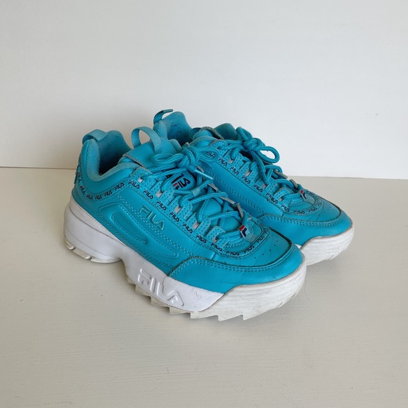 Blue Fila Disrupter Sneaker - Picture 1 of 4